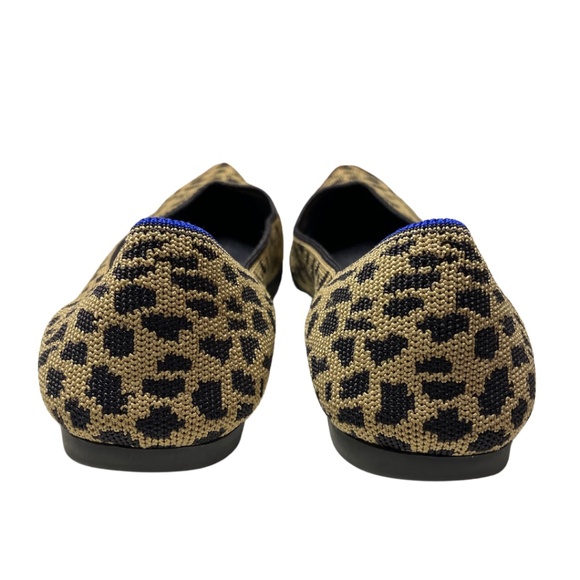 VGUC Rothy's Point Flats Cheetah Shoes 9 - RARE - Picture 6 of 7